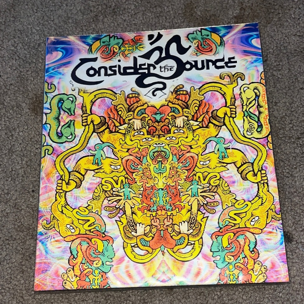 Consider The Source Holographic Print